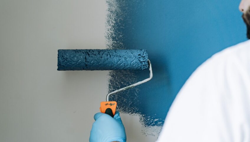 New Jersey homeowner preparing rooms before an interior painting project